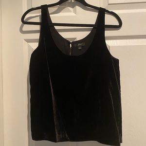 J. Crew Velvet Tank Top
